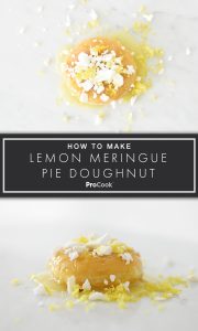 Lemon Meringue Pie Doughnut for Pinterest