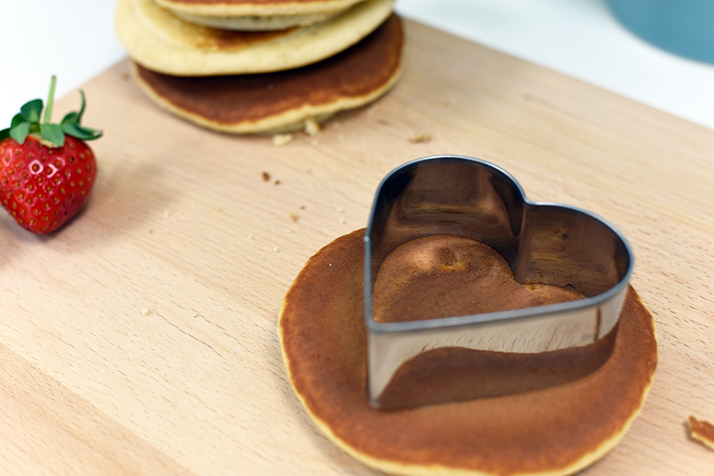 Heart Shaped Pancakes on ProCook