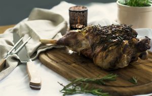 roast lamb lunch carving dinner traditional British