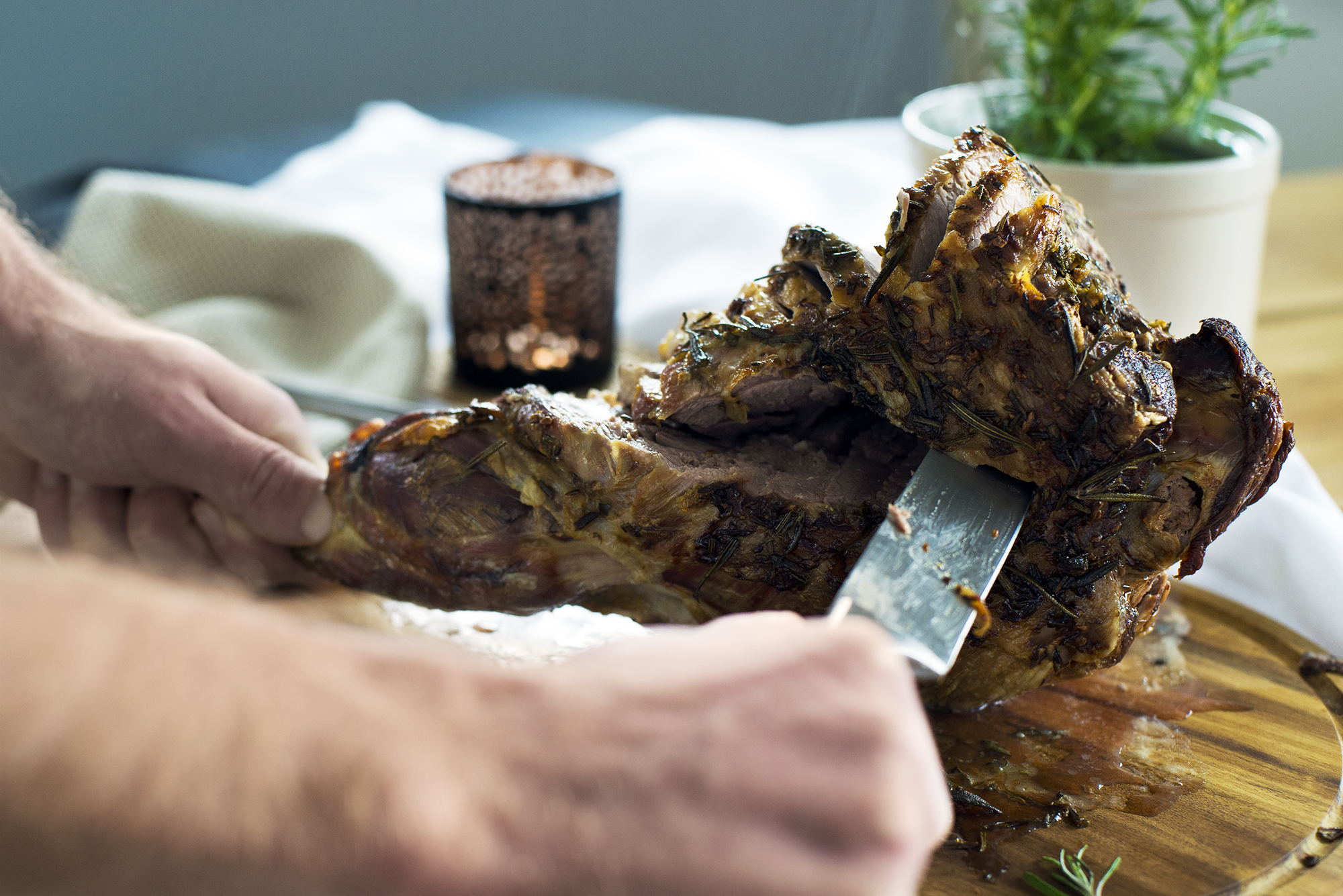 How to Carve an Easter Roast Leg of Lamb | ProCook How To