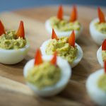 ProCook Halloween Recipe Deviled Avocado Eggs