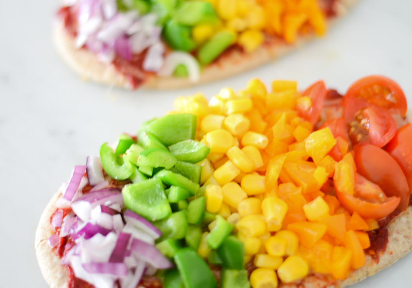 Great for getting children eating their veggies, we love these ProCook Rainbow Pitta Pizzas! Fun and simple to make they are great for lunchboxes too.