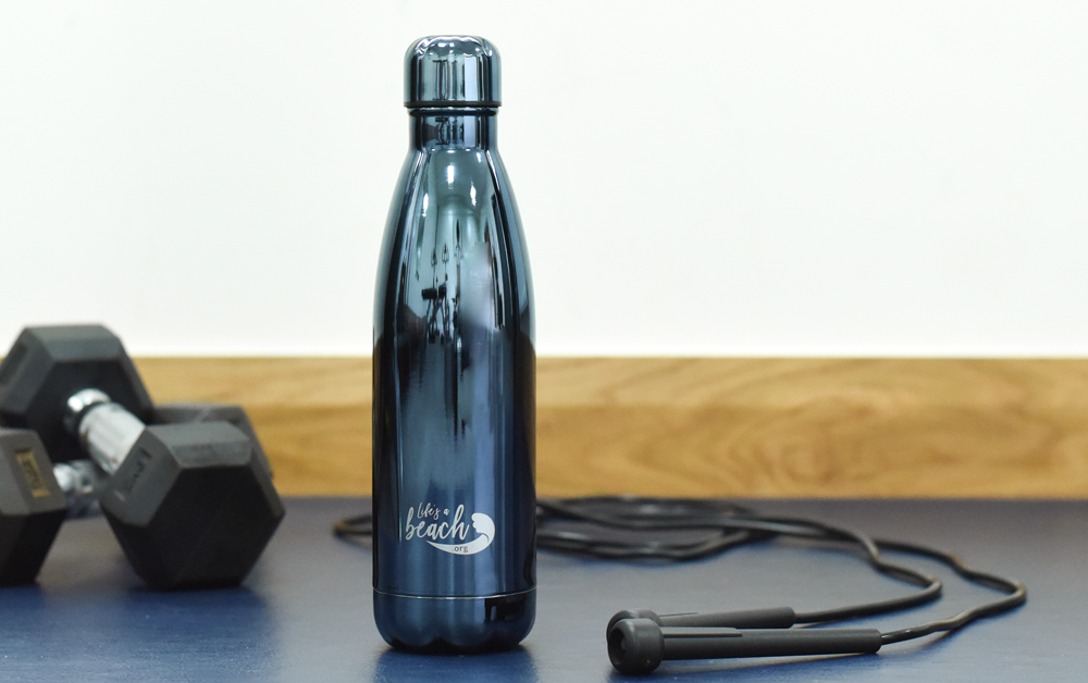 ProCook Life's a Beach plastic free water bottle