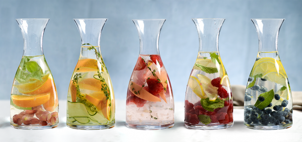 ProCook fruit infused water for healthy plastic free alternatives to fizzy drinks