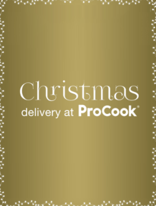 Christmas delivery dates at ProCook
