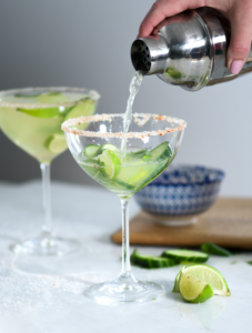 Pouring a ProCook Cucumber Margarita